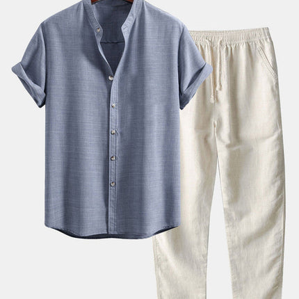 Casual Loose Beachwear Cotton and Linen Set