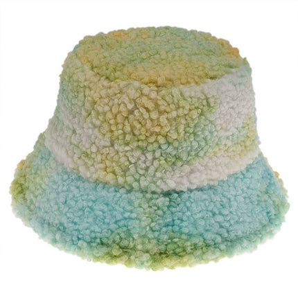 Autumn And Winter Thickening Tie-dye Bucket Hat