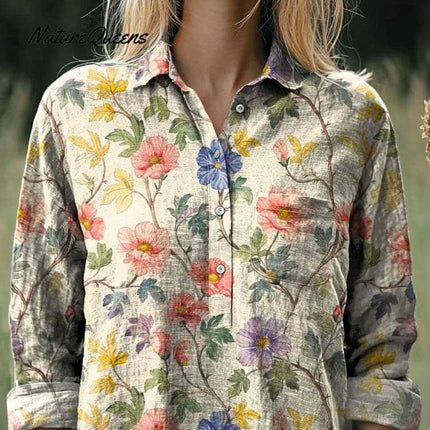 Casual Half-open Lapel Shirt