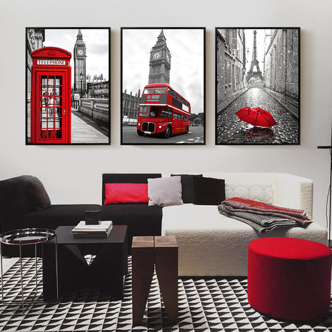 London Street 3 Piezas - 70x100 cm