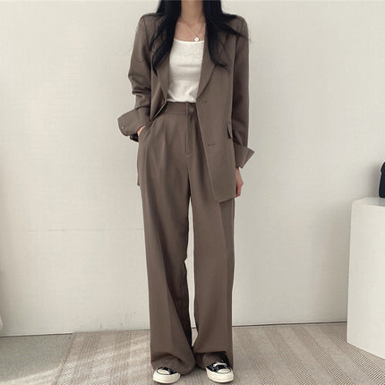 Korean Style Casual Suit Set