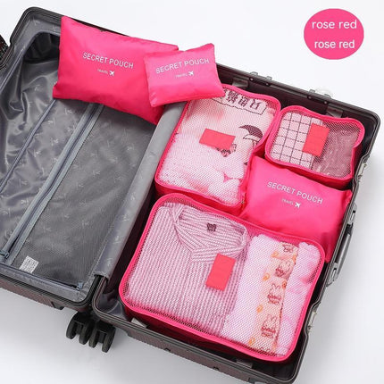 Travel Packing Organizer Bag Set 6-pcs