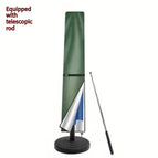 170 × 35cm With Telescopic Rod / Dark Green