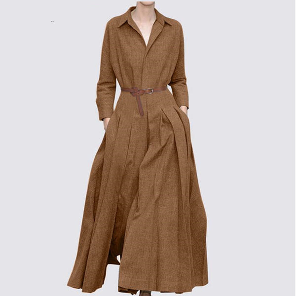 Cotton & Linen Casual Dress