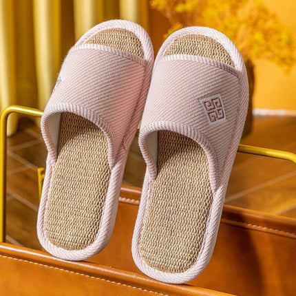Linen Non-slip Home Slippers