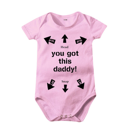 Cotton Baby Siamese Triangle Romper - 0-24 Months