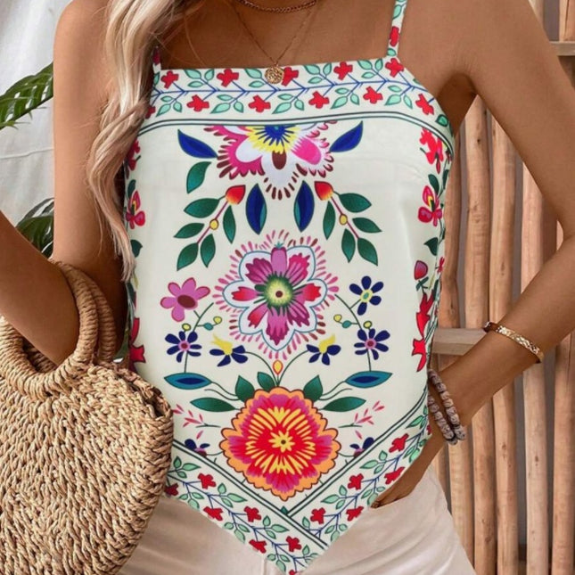 Printed Green Plant Positioning Top