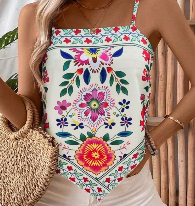 Printed Green Plant Positioning Top