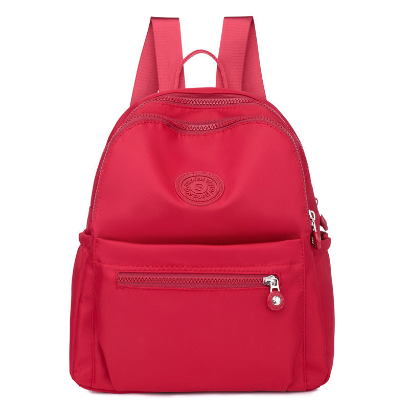Nylon Oxford Korean Style Small Backpack