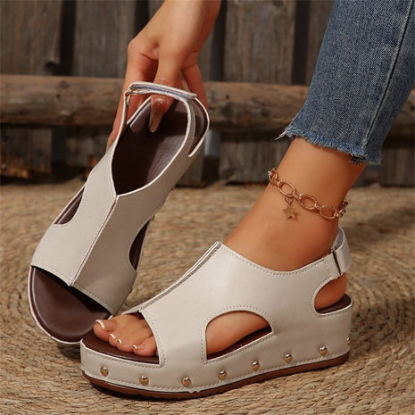 Peep Toe Plus Size Mule