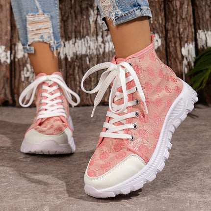 Lace-up Breathable Canvas Shoes