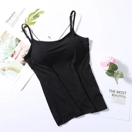 Modal Long Sling Vest Inner Wear-free Bra Top