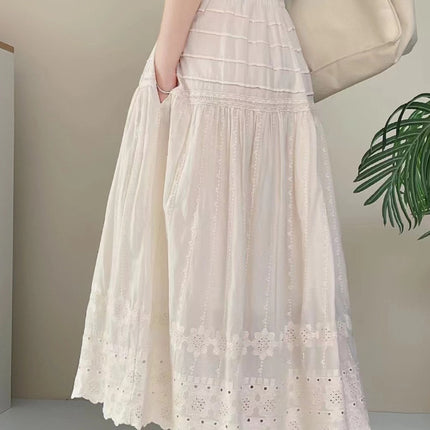 French Sweet A- Line High Waist Slimming Skirt