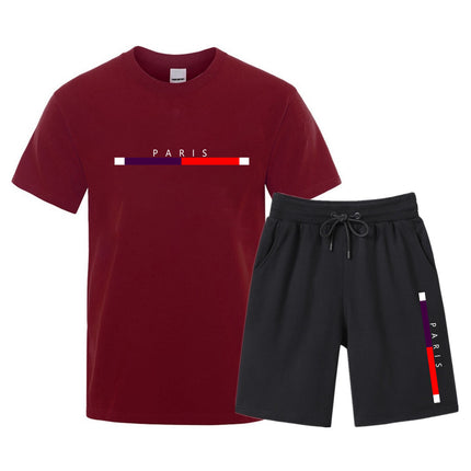 Cotton T-shirt & Shorts Two-piece Set