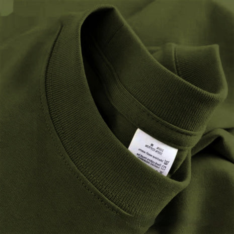 High Quality Pure Cotton Heavy Loose Bottoming Basic T-shirt