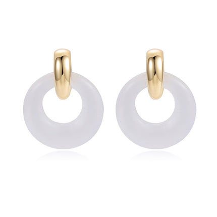 Fashionable Circle High-end Earrings