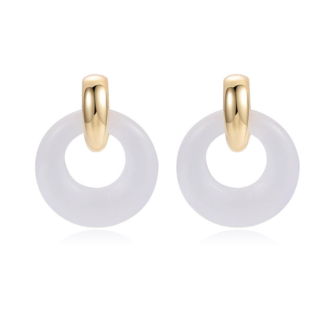 Fashionable Circle High-end Earrings