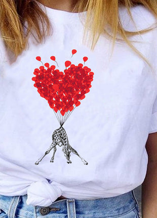 Cute 90s Love Short Sleeve T-shirt