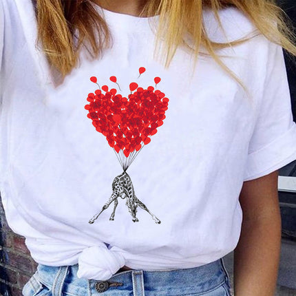 Cute 90s Love Short Sleeve T-shirt