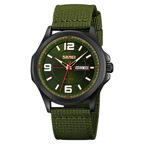 Reloj de Cuarzo Redondo Luminoso Impermeable