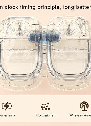 電池式自動ペットフィーダースマート給餌器