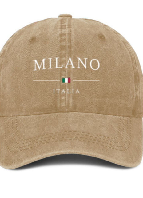 Gorra de béisbol estampada, vintage, informal, protectora del sol, suave, de moda