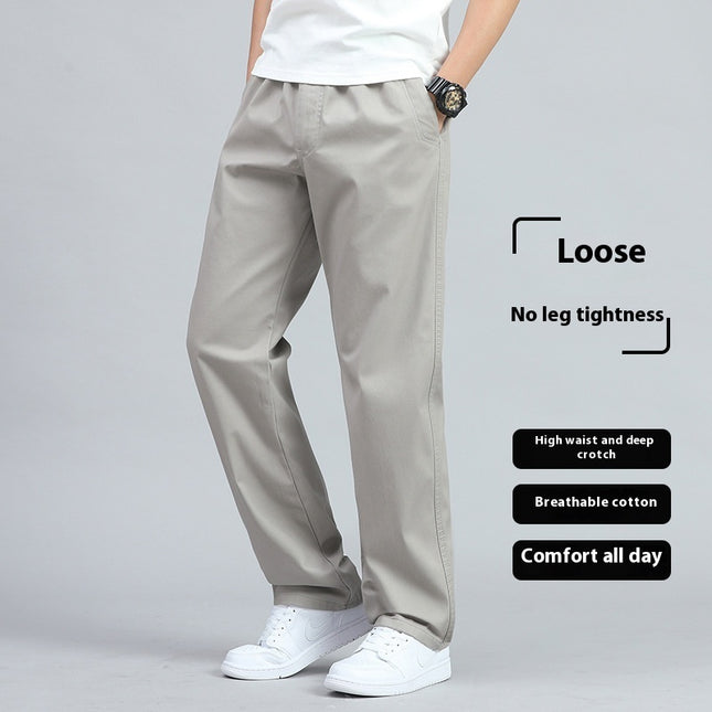 Pure Cotton Casual Pants